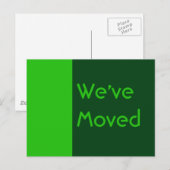 我々は緑に変わった 案内ポストカード (正面/裏面)