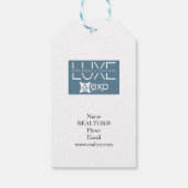 我々は美しい家を売る |不動産仲介業者マーケティング ギフトタグ (裏面)