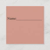 我々は美しく待つ女の子おむつラッフル エンクロージャーカード (裏面)