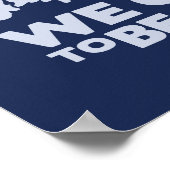 我々は群衆をビートするために早起きする警察 ポスター (角)