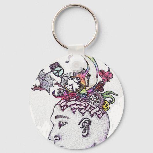 我々は考え キーホルダー (正面)