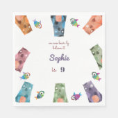 我々は耐え忍ぶ信じit子供の誕生日 スタンダードランチョンナプキン (正面)