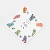 我々は耐え忍ぶ信じit子供の誕生日 スタンダードランチョンナプキン (角)