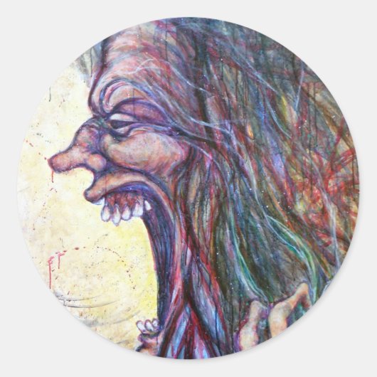 我々は背景に成り立っている ラウンドシール (正面)