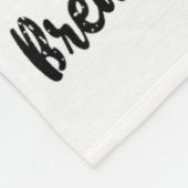 我々は胸の状態まで我々がどれほど強いか分からない フリースブランケット (角)