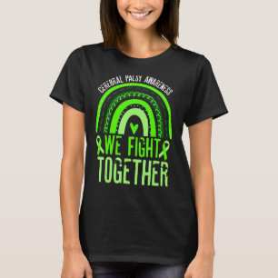 我々は脳性まひ認識度green rと戦う tシャツ