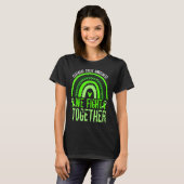 我々は脳性まひ認識度green rと戦う tシャツ (正面フル)