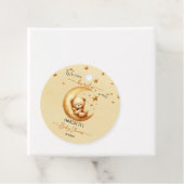 我々は良く待つことができる可愛いベビークマ赤ちゃんシャワー フェイバータグ (インサイチュ)