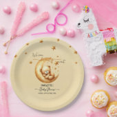 我々は良く待つことができる可愛いベビークマ赤ちゃんシャワー ペーパープレート (パーティー)