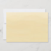 我々は良く待つことができる可愛いベビークマ赤ちゃんシャワー 招待状 (裏面)