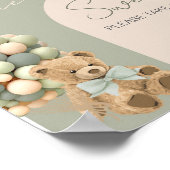 我々は良く待つことができる緑のベビーは甘い ポスター (角)