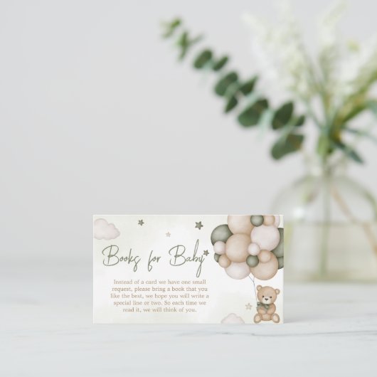 我々は良く待つことができる緑のボホーブックベビー エンクロージャーカード (スタンド正面)