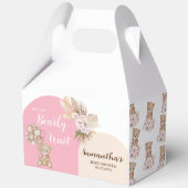 我々は良く待つ女の子の赤ちゃんシャワーお願いボックス フェイバーボックス (裏面)