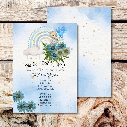 我々は虹ボホベアボーイを待つことができる 招待状