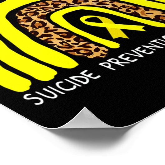 我々は衣服イエローレインボー自殺防止アワーズ ポスター (角)