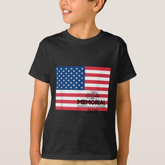我々は覚えているTシャツ_メモリアルデー2016愛国心 Tシャツ (正面)