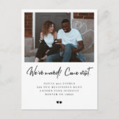 我々は訪問来写真の移モダン動を移動 案内ポストカード (正面)