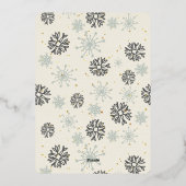 我々は試みた |クリスマスおもしろい。 |フルフォト |ポートレート 箔シーズンカード (裏面)