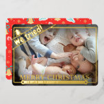 我々は試みた |クリスマスおもしろい。 |横向き写真かわいい 箔シーズンカード<br><div class="desc">試してみた!このおもしろいクリスマスカードは金ゴールドフォイルのアクセント(または別の金属箔を選択することができる)と、あなたの名前と現在の年のための場所を持っている。あなたの最高の最高のあなたの努力の家族やペットの写真を追加して、あなたはすべては、友人や家族と交換するクリスマスカードのための予期しない目を引く挨拶と親愛一緒に設定。メリー休み!</div>