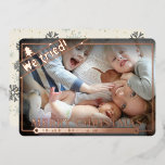 我々は試みた |クリスマスおもしろい。 |横向き写真かわいい 箔シーズンカード<br><div class="desc">試してみた！このおもしろいクリスマスカードはバラ金ゴールド箔のアクセント（または別の金属箔を選択することができる）と、あなたの名前と現在の年のための場所を持っている。あなたの最高の最高のあなたの努力の家族やペットの写真を追加して、あなたはすべては、友人や家族と交換するクリスマスカードのための予期しない目を引く挨拶と親愛一緒に設定。メリー休み！</div>