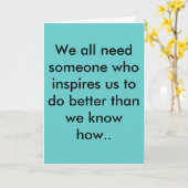 我々は誰かインスパイアが必要だ… カード (黄色い花)