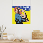 我々は誰でもできる ポスター (キッチン)