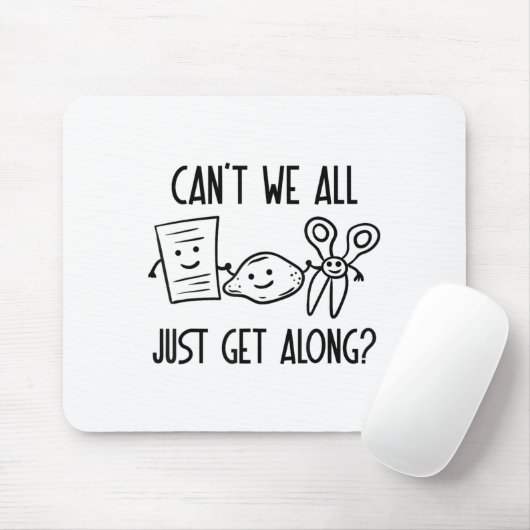 我々は誰もが岩の紙はさみGaに沿って取得できない マウスパッド (マウス)