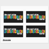 我々は誰もが神経典型的なカレンのミームパッおもしろいクではない 長方形シール (シート)