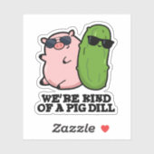 我々は豚のディル・プンの一種おもしろいだ シール (シート)