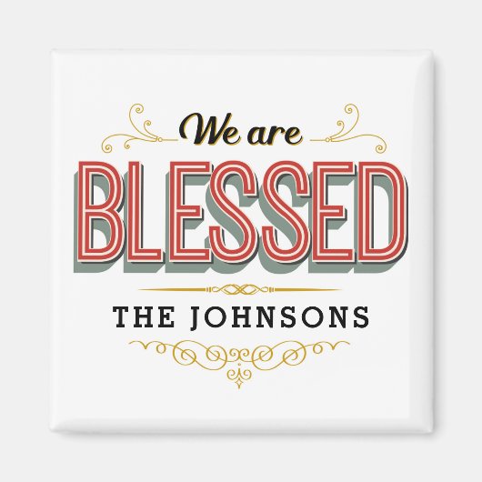 我々は賛美カスタムヴィンテージ磁石 マグネット (正面)