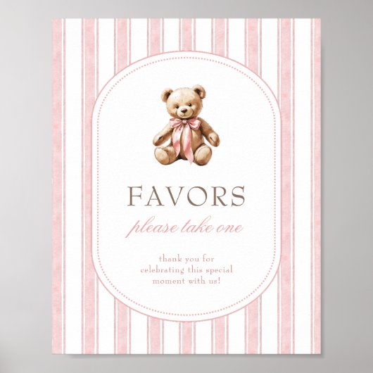 我々は赤ちゃんシャワーの好意サインを待つことができる ポスター (正面)