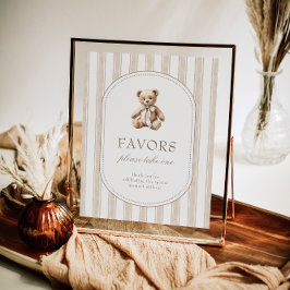 我々は赤ちゃんシャワーの好意サインを待つことができる ポスター