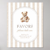 我々は赤ちゃんシャワーの好意サインを待つことができる ポスター (正面)