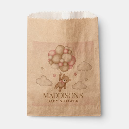 我々は赤ちゃんシャワーの好意バッグを待つことができる フェイバーバッグ (正面)