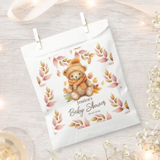 我々は赤ちゃんシャワーの好意バッグを待つことができる フェイバーバッグ (クリップ留めされた状態)