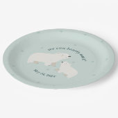 我々は赤ちゃんシャワーを待つことができる紙プレート ペーパープレート (アングル)