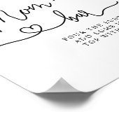 我々は赤ちゃんシャワーを待つことができるMom-osaバー ポスター (角)