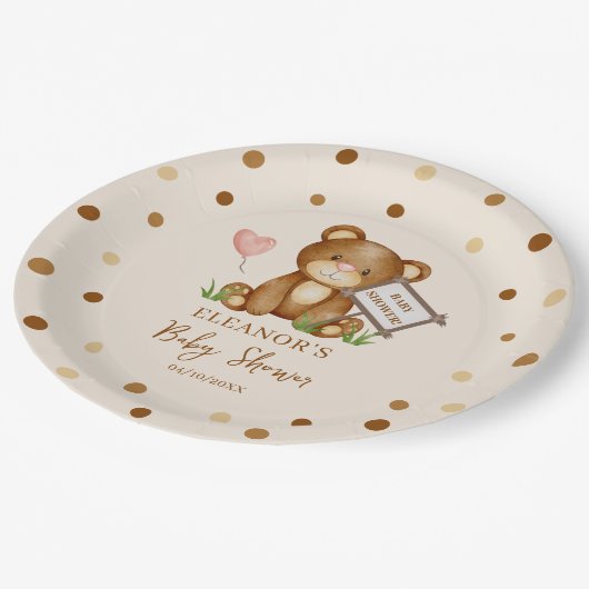 我々は赤ちゃんシャワーを心待ちできる紙プレート ペーパープレート (アングル)