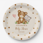 我々は赤ちゃんシャワーを心待ちできる紙プレート ペーパープレート (正面)