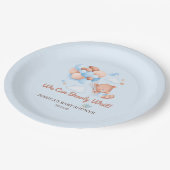 我々は赤ちゃんシャワーを心待ちできる紙プレート ペーパープレート (アングル)