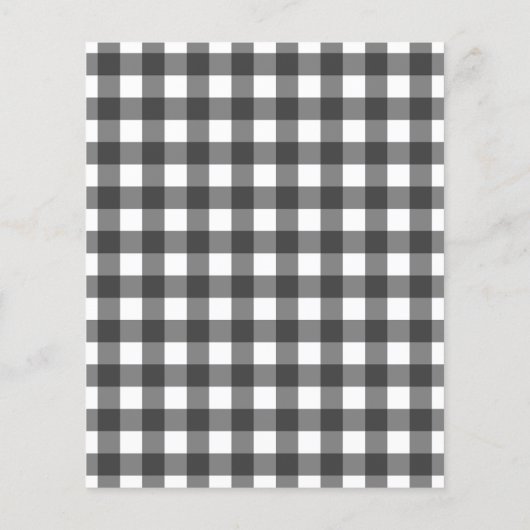 我々は赤ちゃんシャワー予算招待状を待つ (裏面)