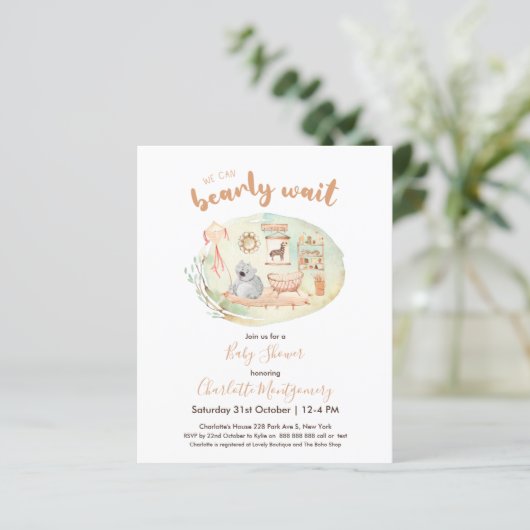 我々は赤ちゃんシャワー予算招待状を待つ (スタンド正面)