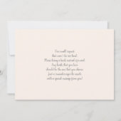 我々は赤ちゃんシャワー女の子の招待状を待つことができる 招待状 (裏面)