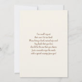 我々は赤ちゃんシャワー招待状を待つ 招待状 (裏面)