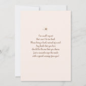 我々は赤ちゃんシャワー招待状を待つ 招待状 (裏面)