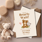 我々は赤ちゃんシャワー招待状を心待ちできる ポストカード