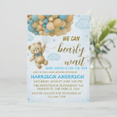 我々は赤ちゃんシャワー招待状を心待ちできる 招待状 (スタンド正面)