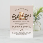 我々は赤ちゃんシャワー招待状を心待ちできる 招待状 (スタンド正面)