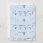 我々は赤ちゃんシャワー招待状を心待ちできる 招待状 (裏面)