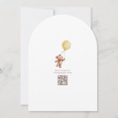 我々は赤ちゃんシャワー招待状を心待ちできる 招待状 (裏面)